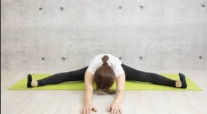 正しい開脚前屈