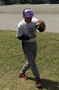 トスされたボールを捕る一連の流れ